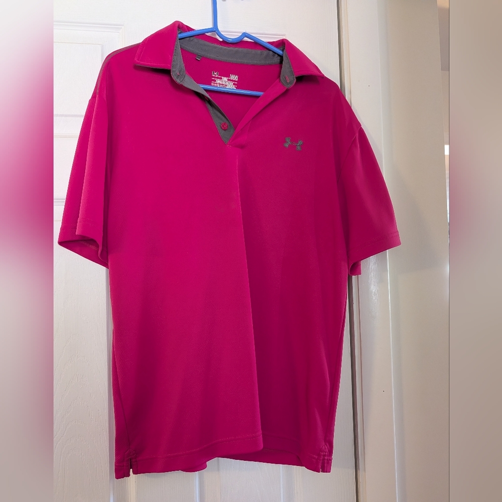 Under Armour Pink Polo